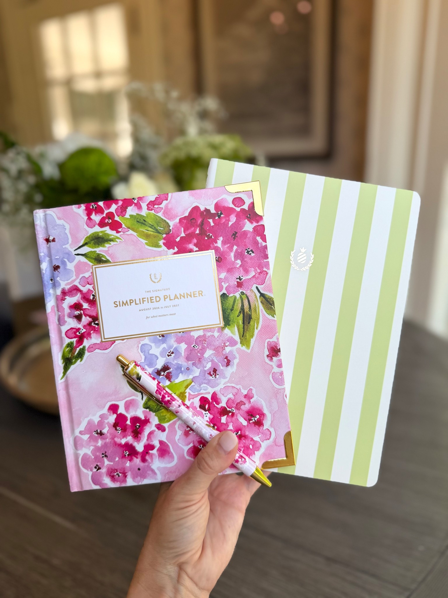 My favorite planner & the cutest little pen and notebook!