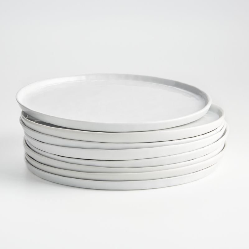 Mercer Dinner Plates, Set of Eight + Reviews | Crate and Barrel | Crate & Barrel