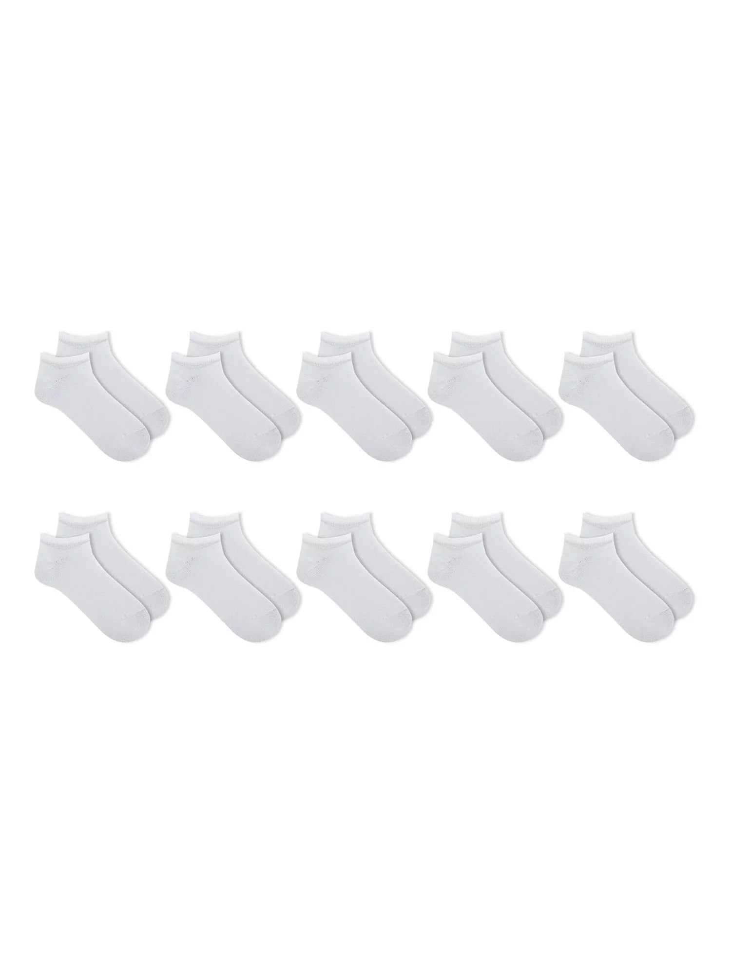 Athletic Works Women's Cushioned No Show Socks 10 Pack | Walmart (US)