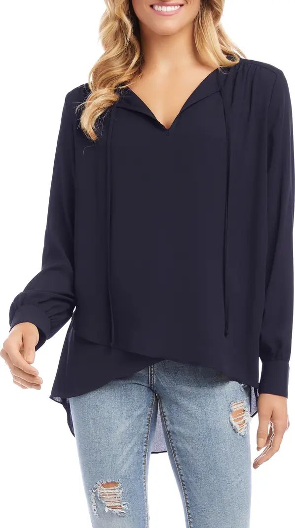 Crossover Hem Tie Top | Nordstrom