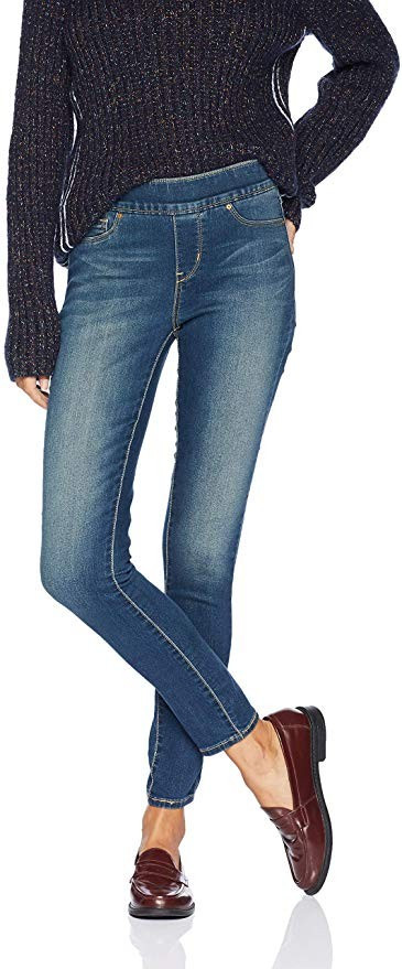 Signature by Levi Strauss & Co. Gold Label Women's Totally Shaping Pull-on Skinny Jeans | Amazon (US)
