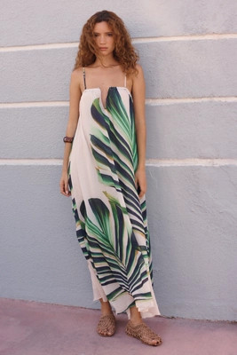 Celandine Printed Midi Dress | Anthropologie (US)