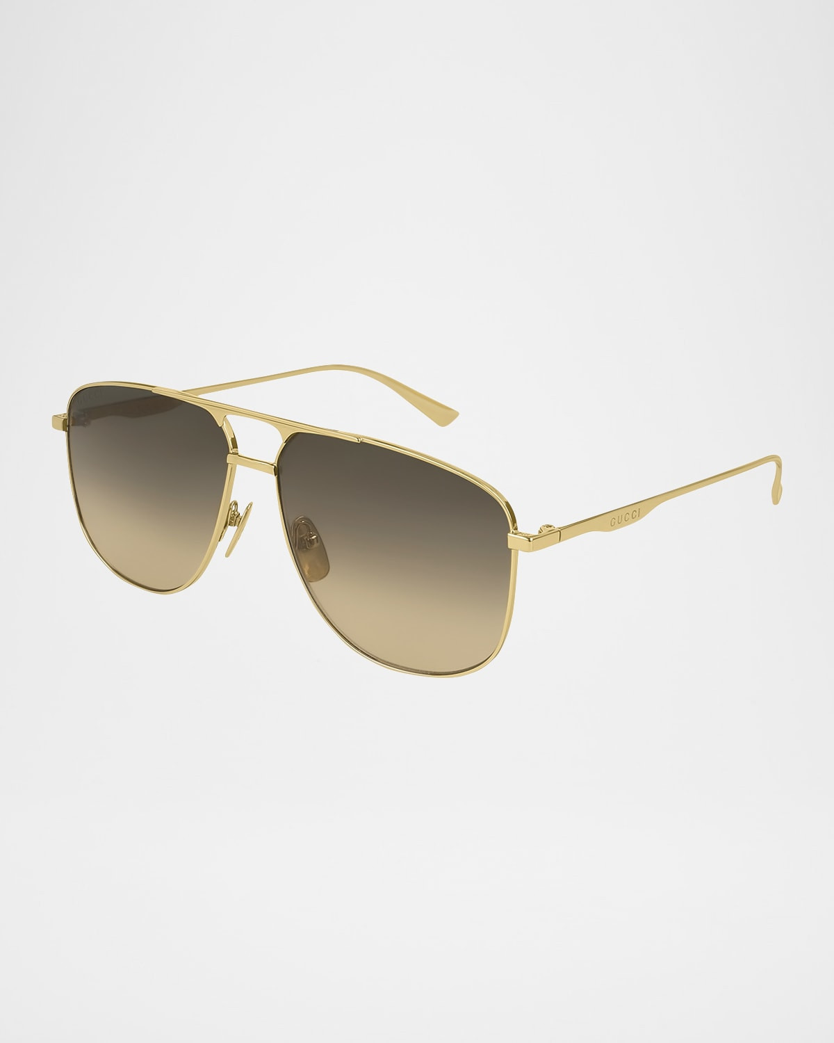Metal Pilot Sunglasses, Gold | Neiman Marcus