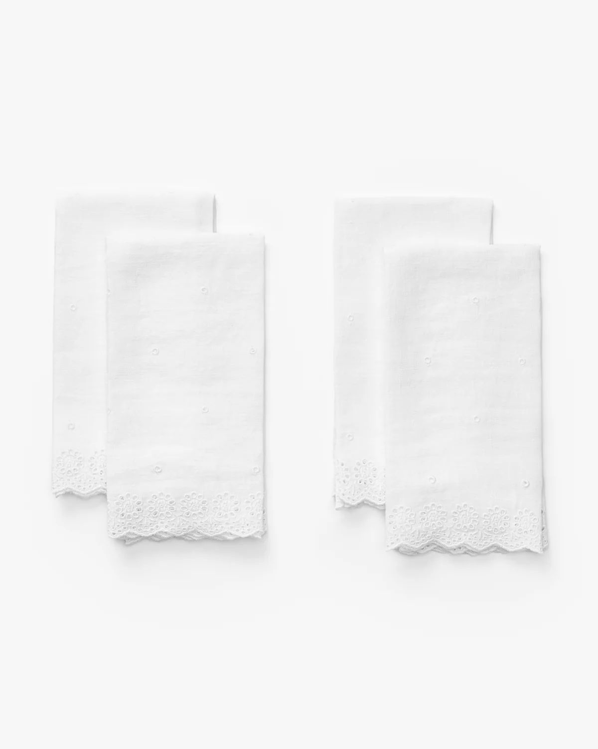 Delilah Broderie Napkins (Set of 4) | McGee & Co. (US)