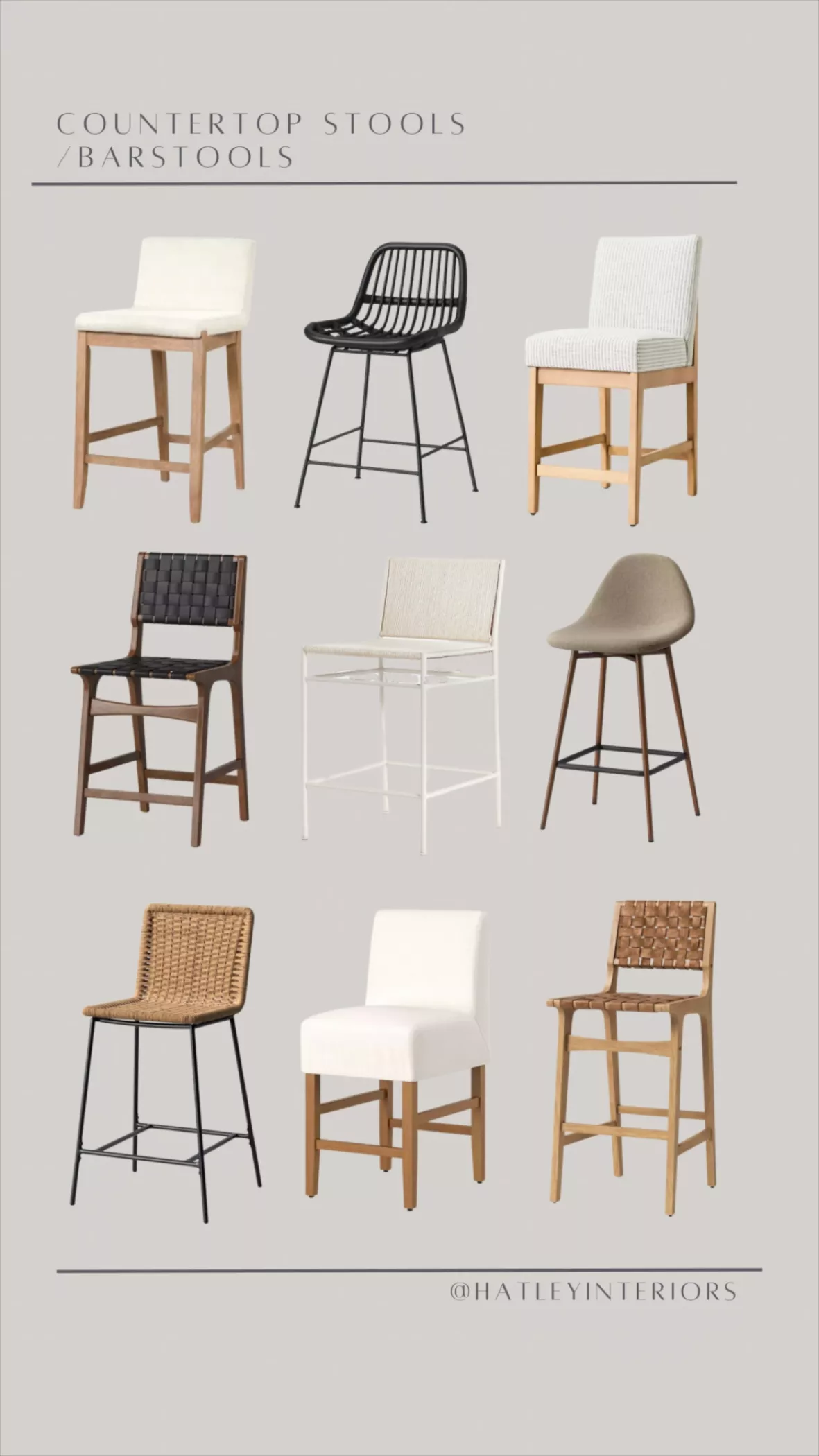 Cline Counter Stool, Antique … curated on LTK