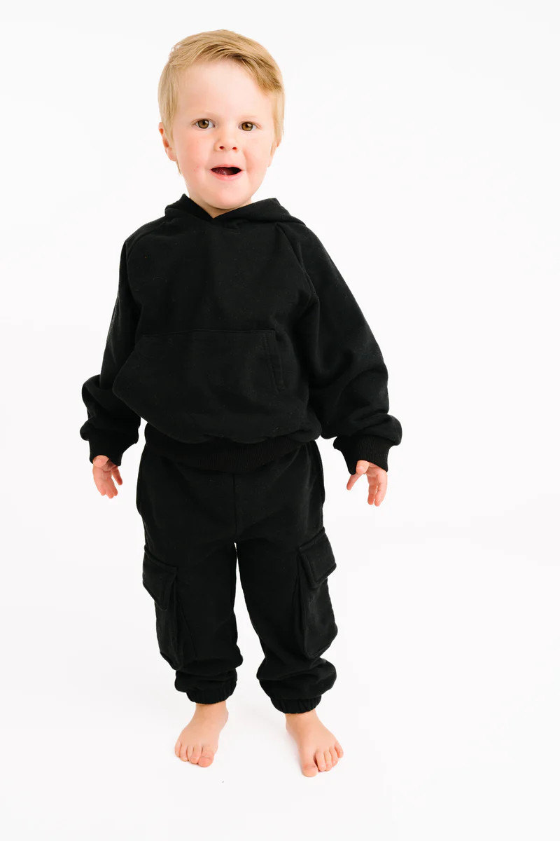 Black Cargo Set | Little One Shop Co