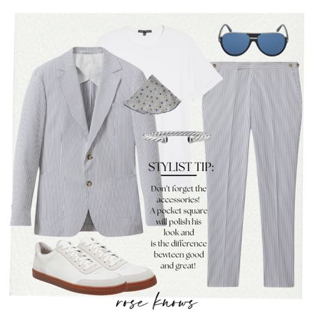 Slightly more casual men’s seer sucker suit with a sneaker and tee 
Perfect for any cool guy to wear to a party, wedding, dinner etc 


#LTKParties #LTKMens #LTKGiftGuide