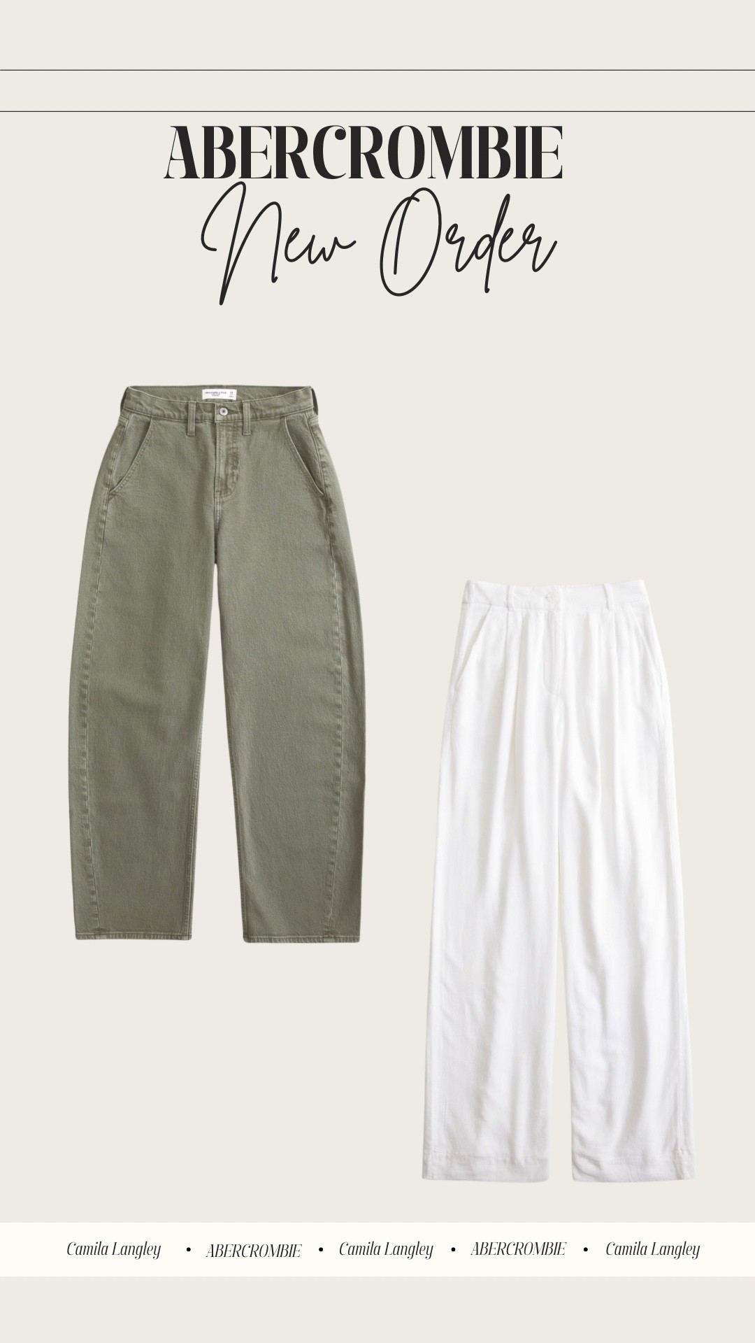 ABERCROMBIE! New order 

#LTKSpringSale #LTKgrwm #LTKootd