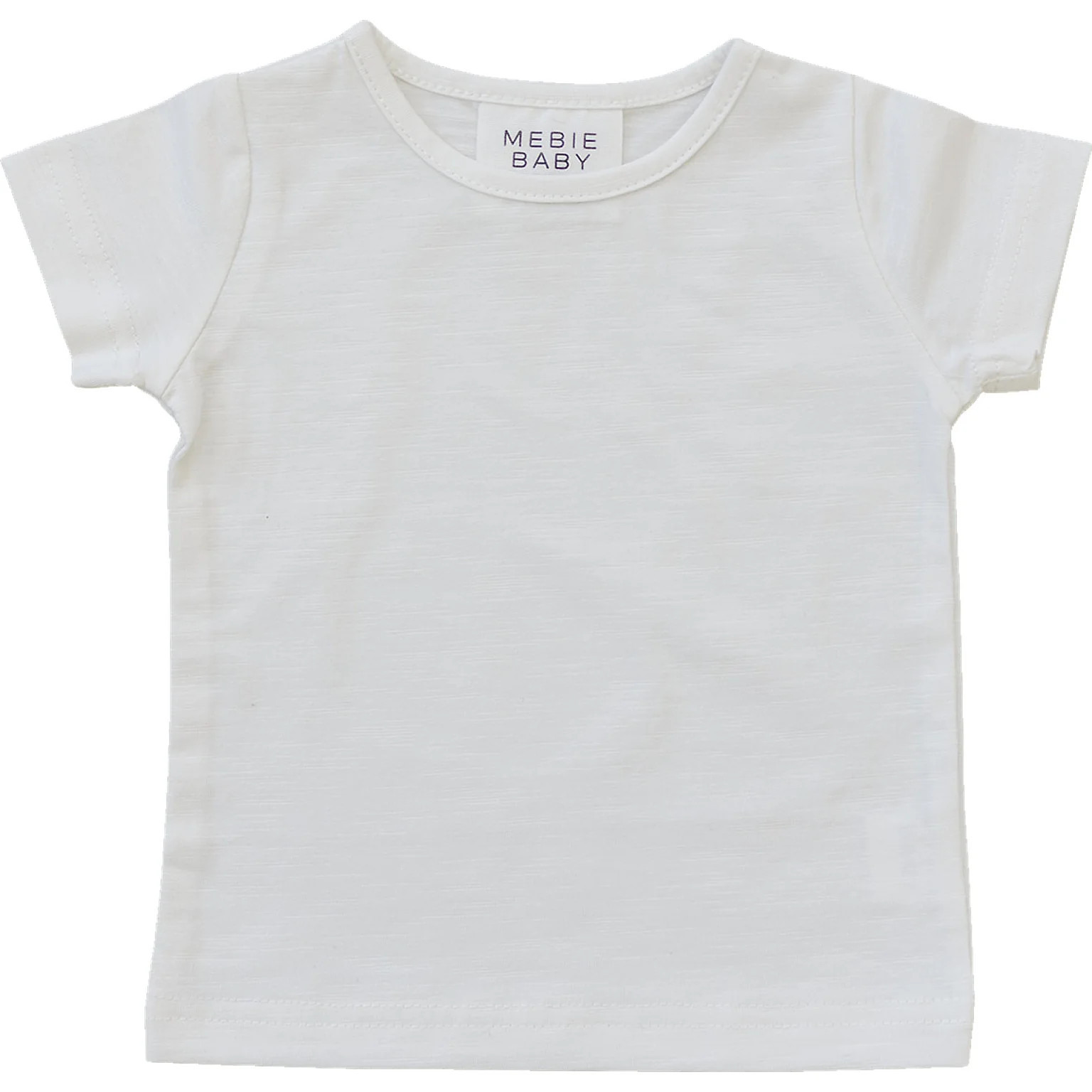 White Tee 0-3 | Mebie Baby