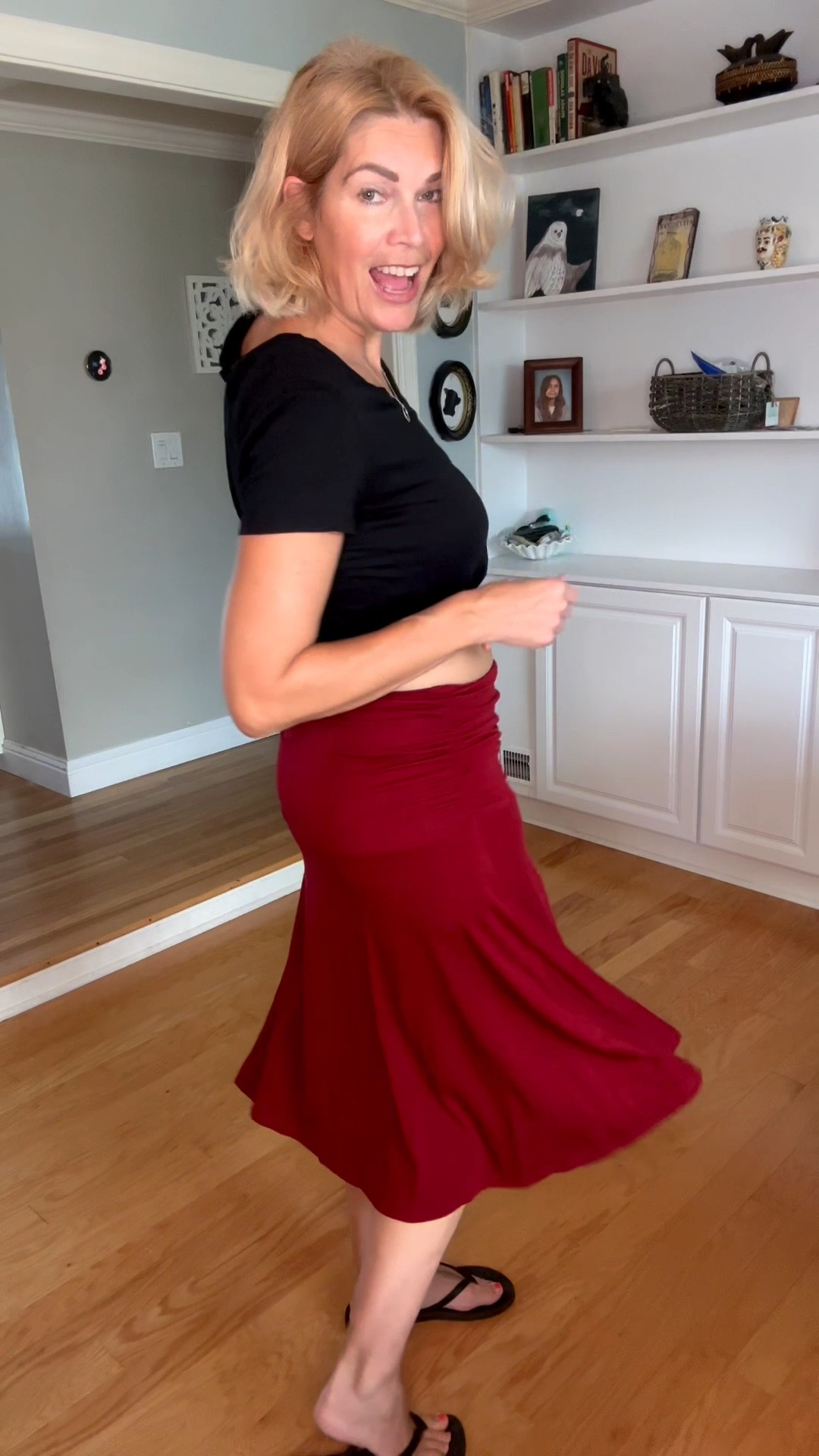I love when I get influenced and it works out. This skirt will be adorable for fall. I might even try getting it in a lighter color for summertime.￼

#LTKdayinmylife #LTKMidsize #LTKOver40
