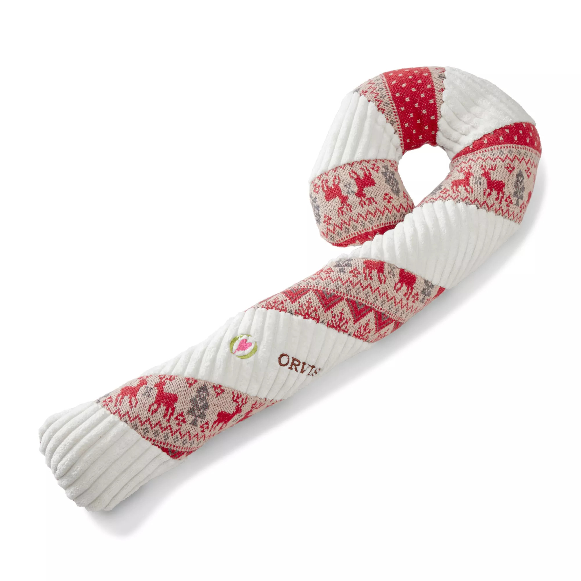 Jumbo Plaid Candy Cane Dog Toy | Orvis (US)
