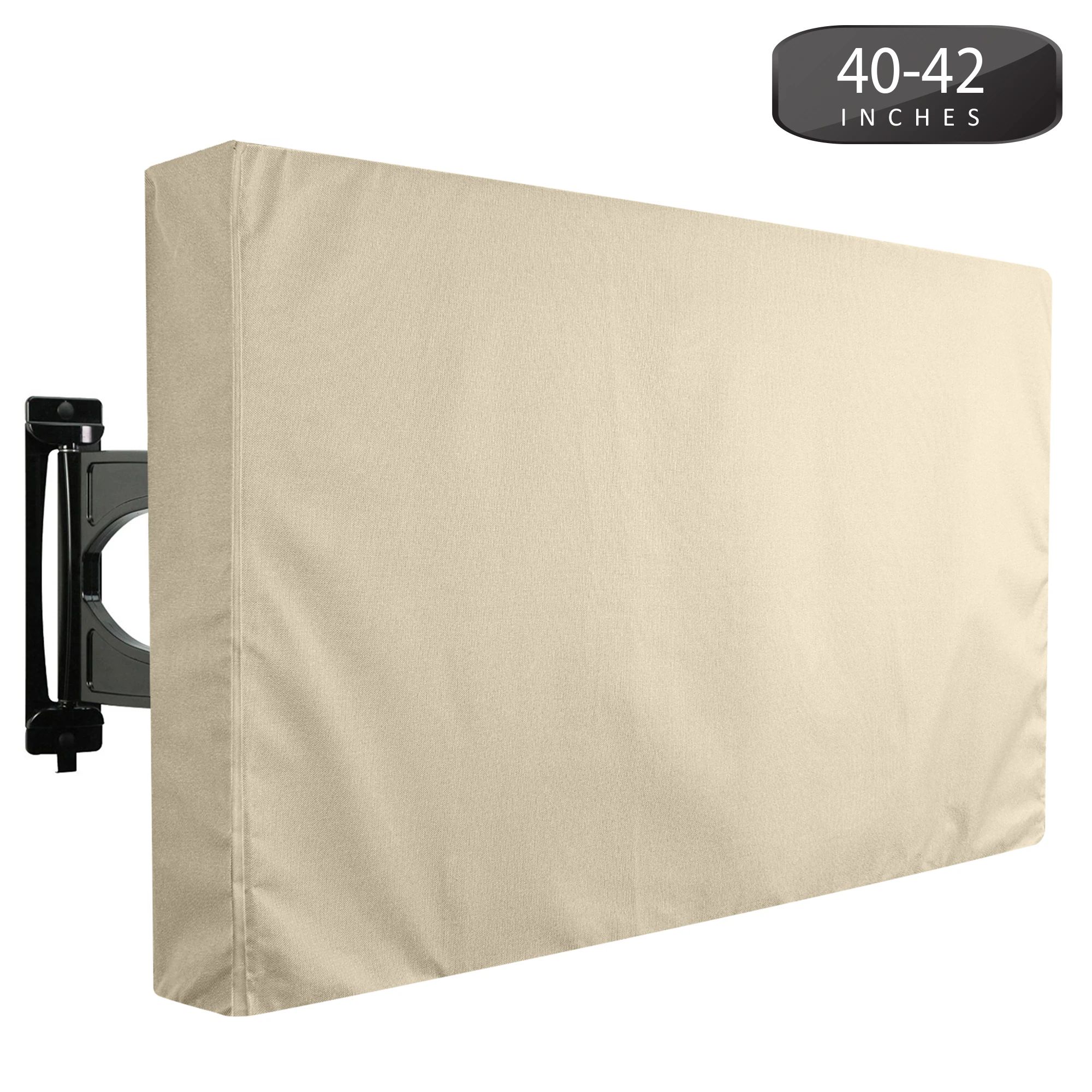 KHOMO GEAR Beige Polyester 37-in W x 24-in H Outdoor TV Cover | Lowe's