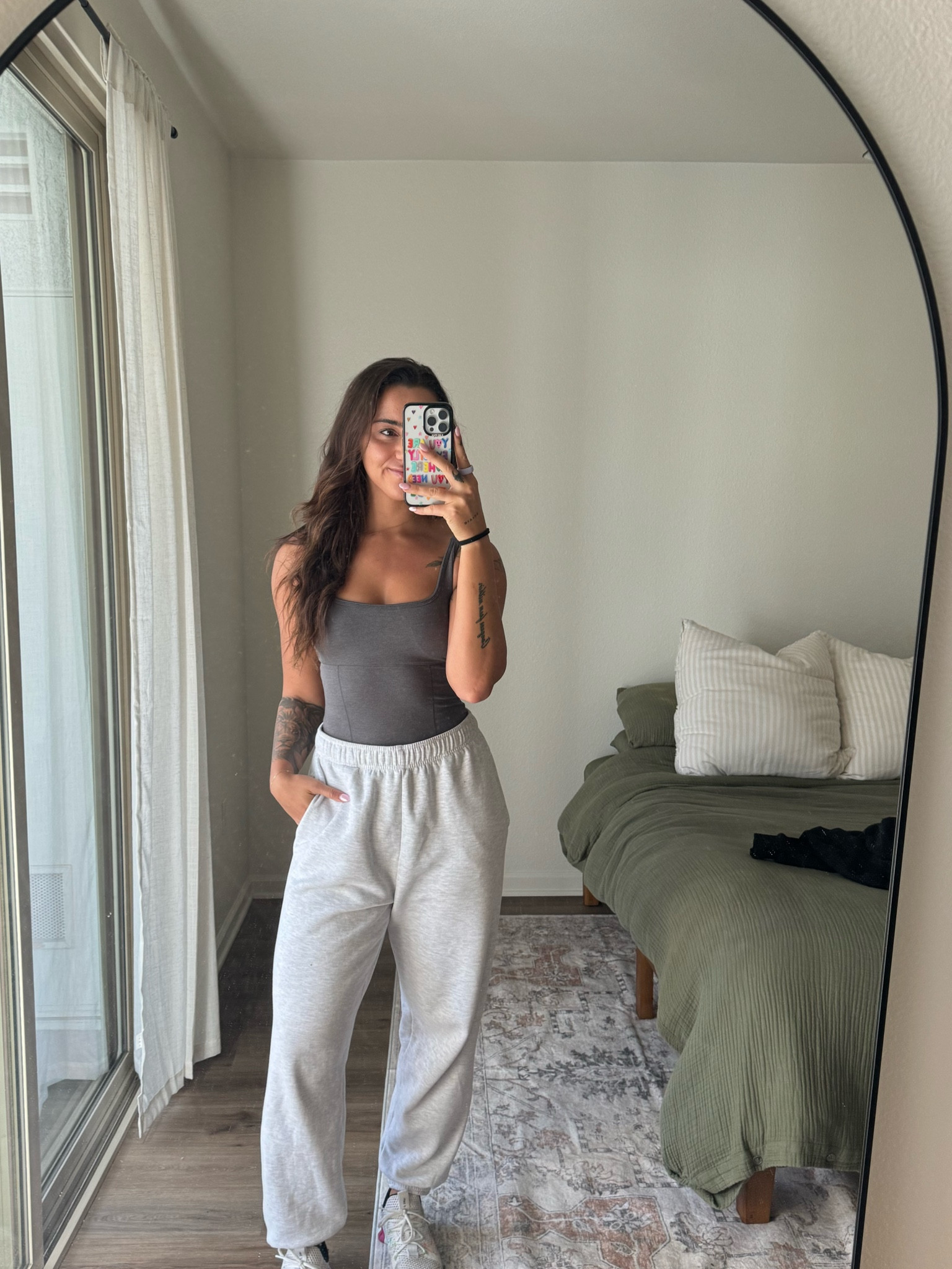 Comfy fits 🤝🏻

Wearing size large sweatpants and medium in bodysuit 

#LTKFindsUnder100 #LTKFindsUnder50