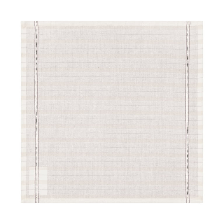 Better Homes & Gardens Silver Tuesday Plaid 20" x 20" 4-pack Napkin Set - Cotton & Polyester | Walmart (US)