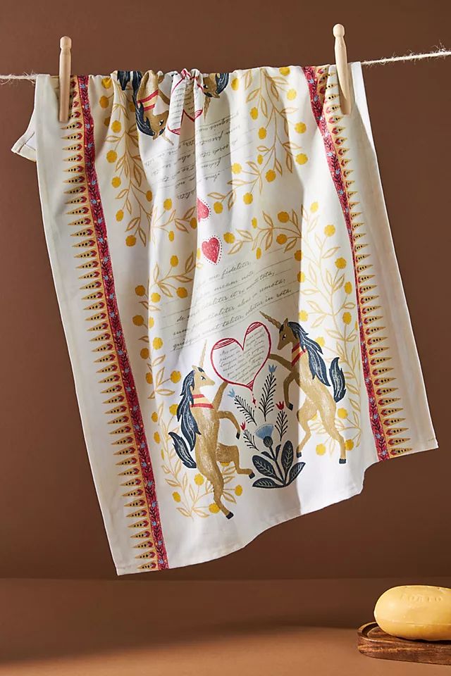 Love Notes Dish Towel | Anthropologie (US)