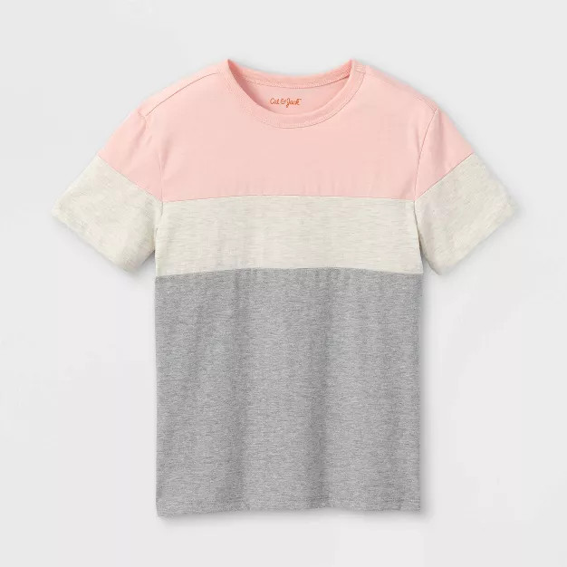 Boys' Tri Colorblock Short Sleeve T-Shirt - Cat & Jack™ | Target