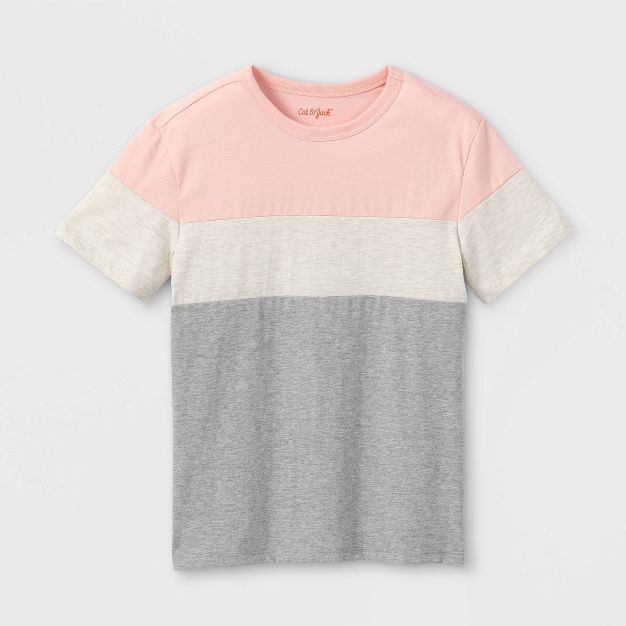 Boys' Tri Colorblock Short Sleeve T-Shirt - Cat & Jack™ | Target