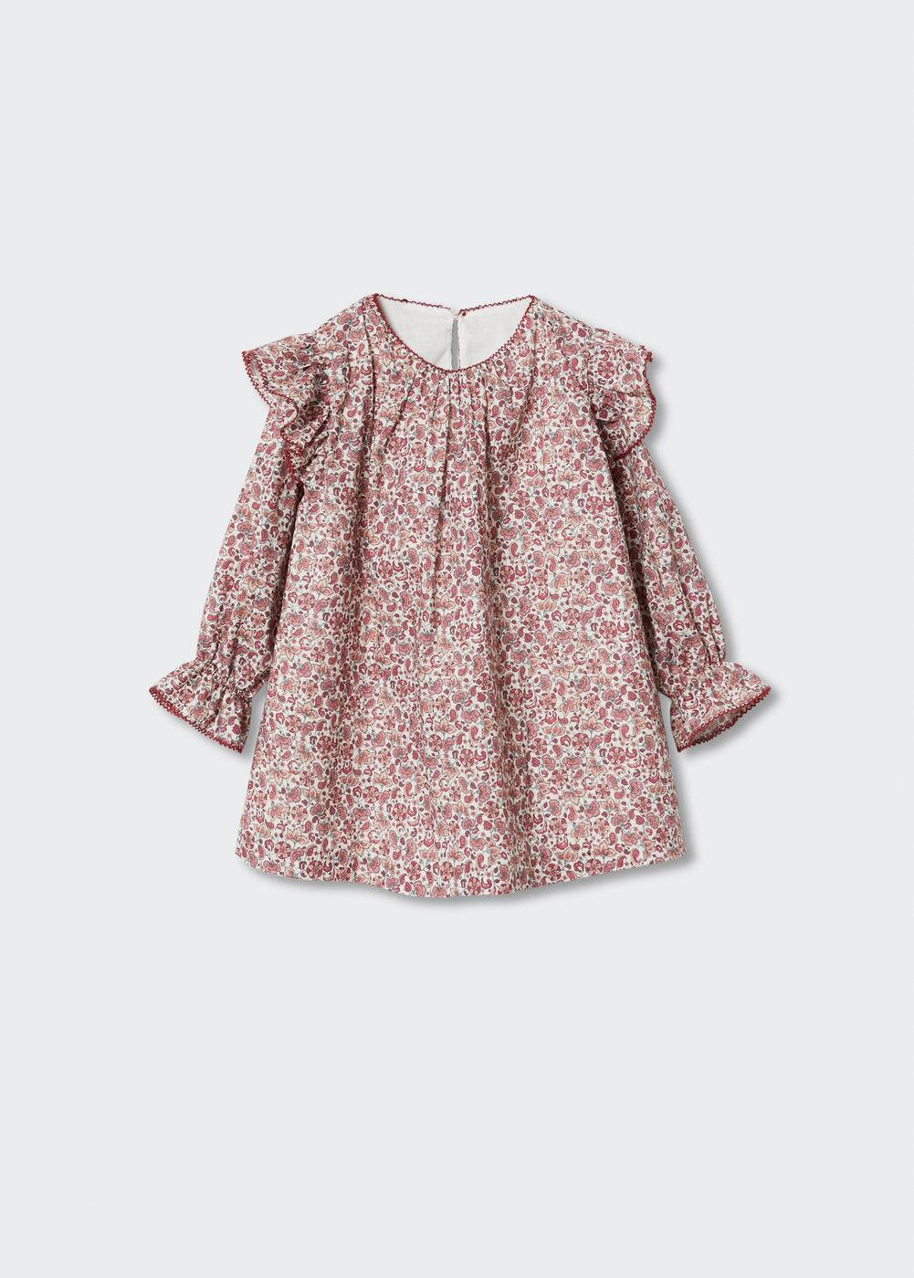 Ruffled printed dress | MANGO (US)