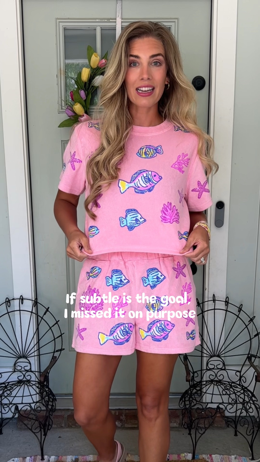 Belle Cher Summer collection is live! How fun! Mommy and daughter matching outfits! Love the sequins and so fun for summer and beach trips! Wearing true size medium in top and shorts. Not too cropped - I’m 5’7 and long waisted  

#LTKmomlife #LTKgrwm #LTKootd #LTKmomlife #LTKootd #LTKgrwm