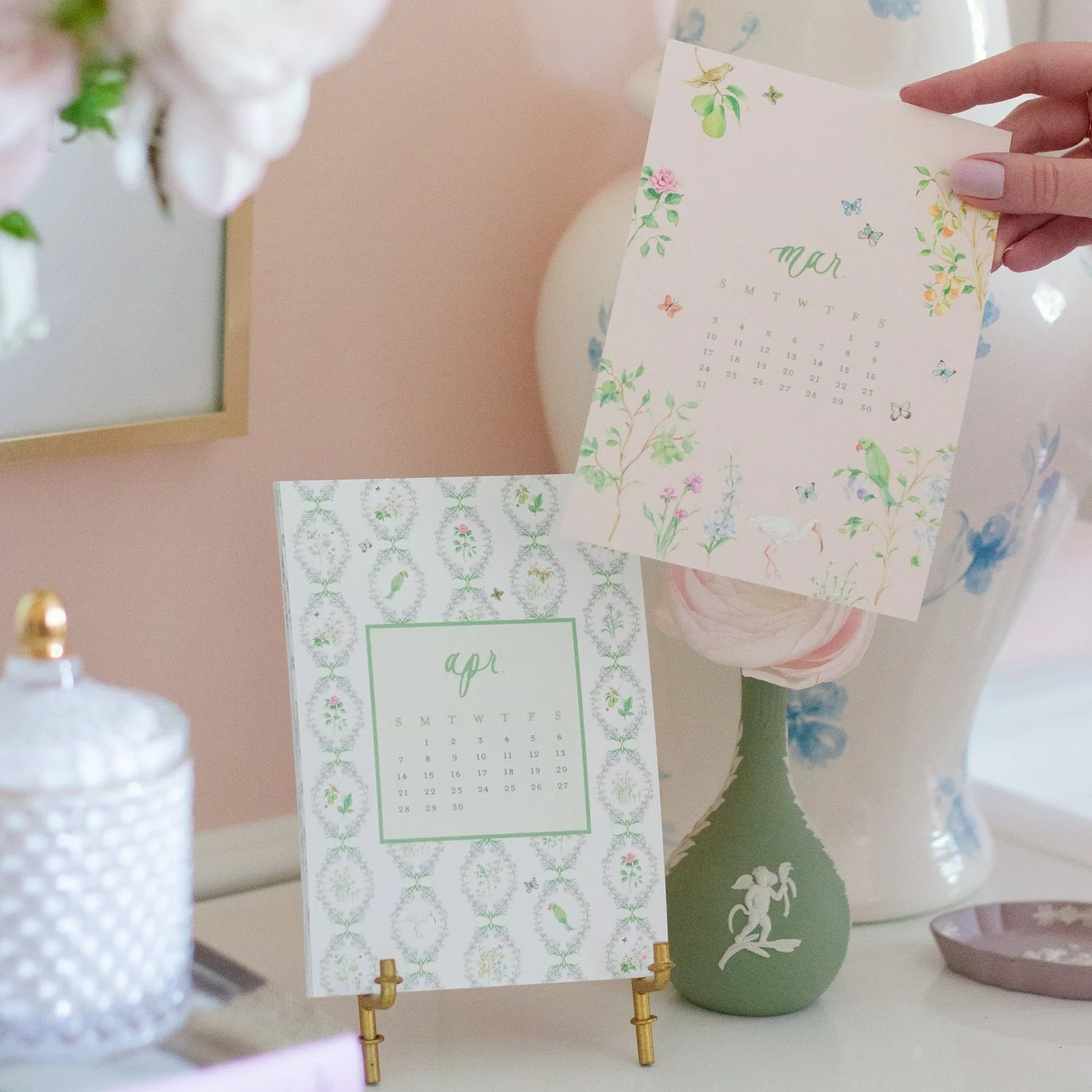 PRE-ORDER 2024 Seasonal Watercolor Calendar (Easel sold separately) — Simply Jessica Marie | Simply Jessica Marie