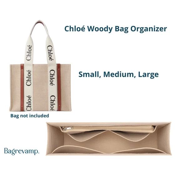 Bag Organizer for Chloe Woody Tote Bag Designer Handbags | Purse Organizer Insert | Tote Bag Orga... | Etsy (US)