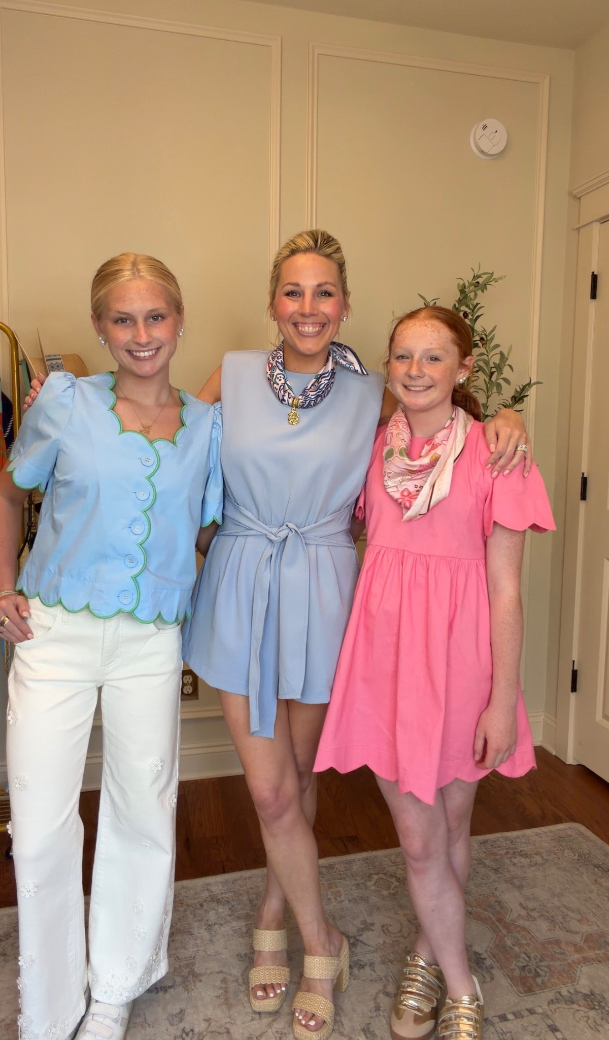 Shop the mint! Caroline wearing size small in top and size 1 in jeans. I’m wearing size small and Cammie is 10/12. Use code Bobbi for 10% off regular priced items! 

#LTKootd #LTKgrwm #LTKmomlife