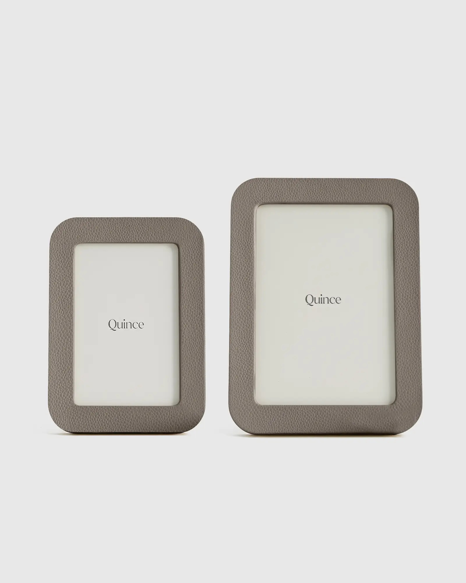 Shagreen Leather Picture Frames - (Set of 2) | Quince