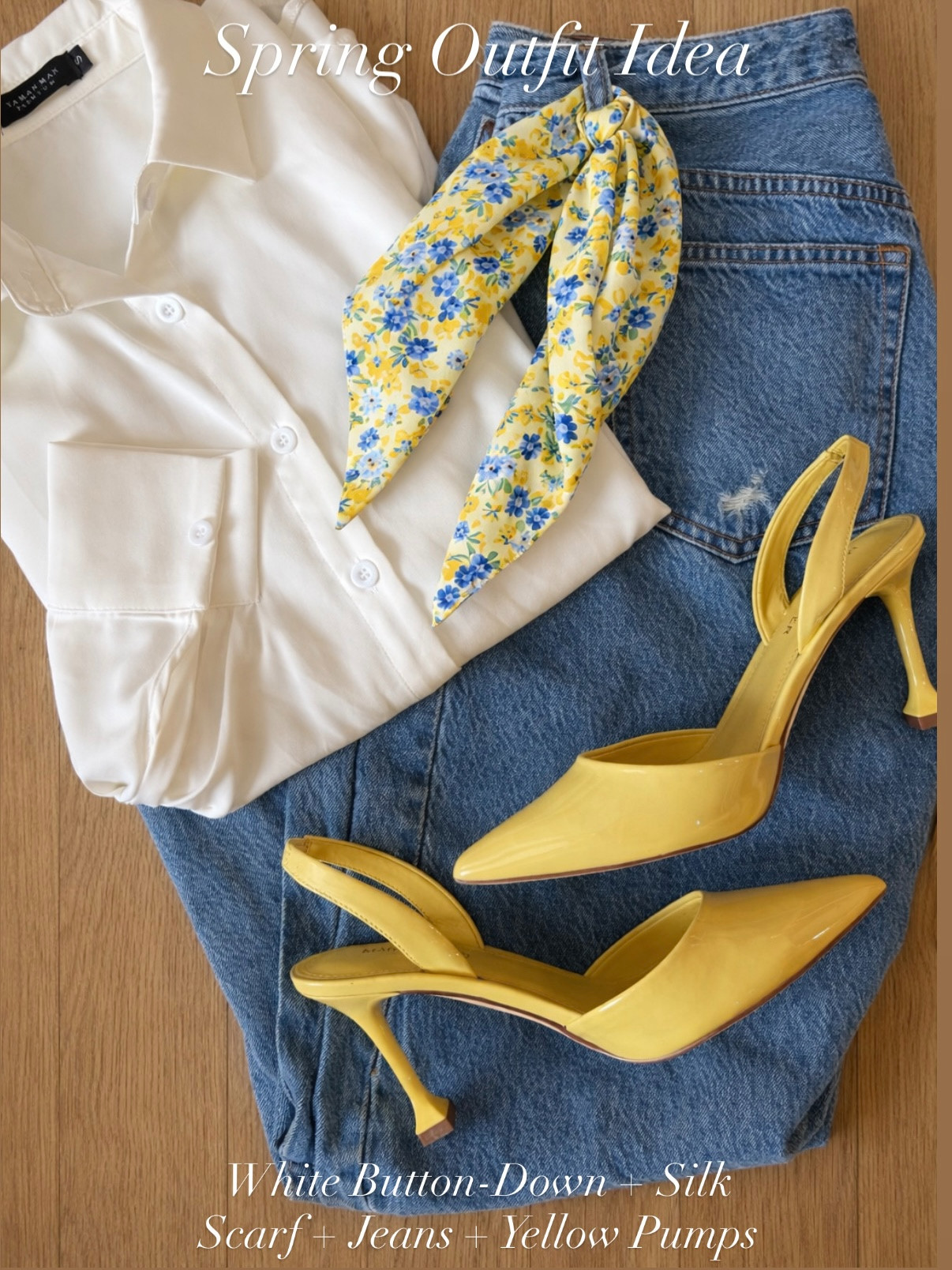 Spring outfit ideas styled around a couple of shoes I've been loving lately. A white button-down + jeans with butter yellow pumps for an easy elevated look, and a cropped trench + tee + denim with neutral two-tone block heels for a classic everyday outfit. Both pairs are from @dsw, and they're currently offering 25% off select styles!
#mydsw #ad
