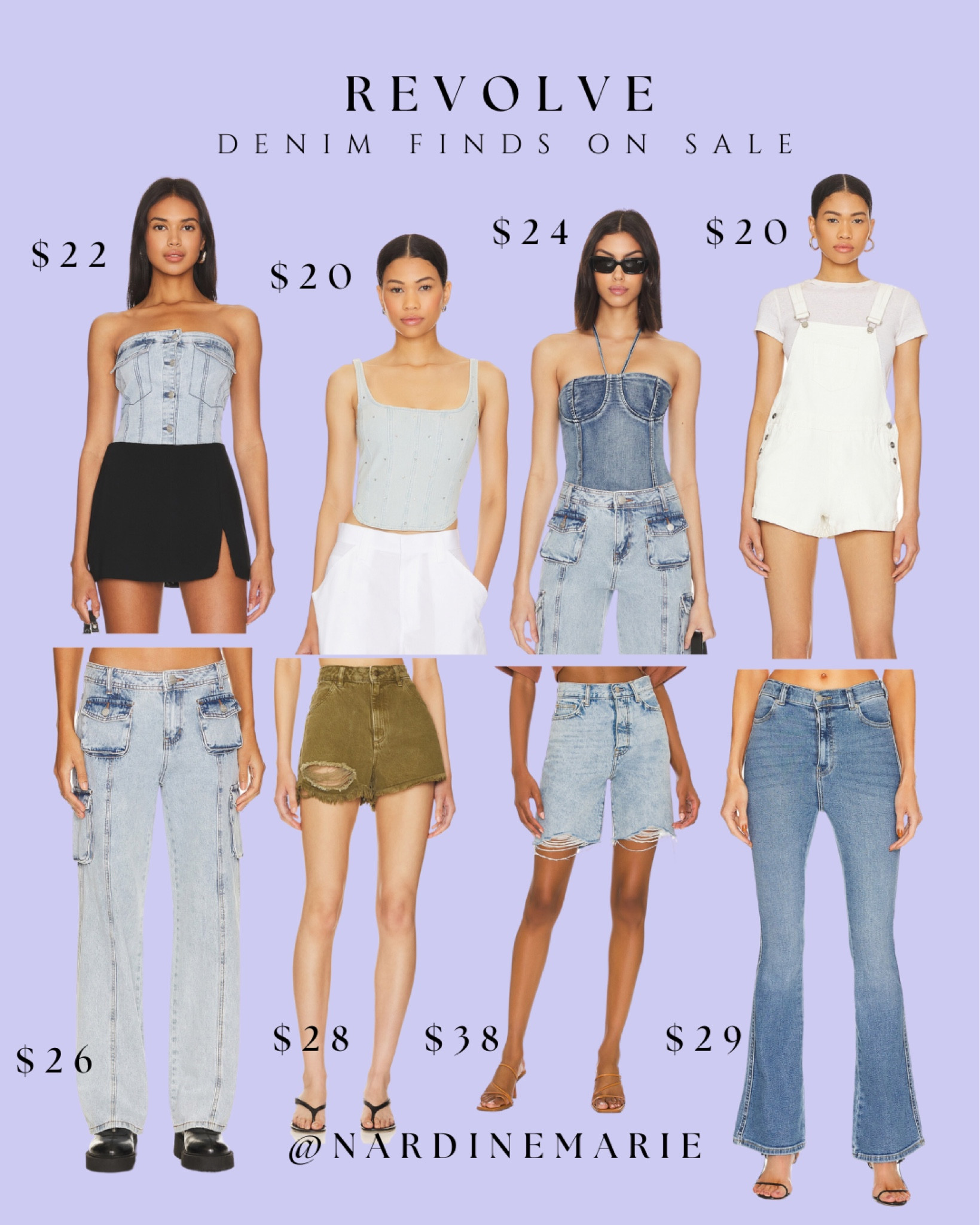 Denim finds on FINAL SALE! Look at these prices though!!! 
•
Shop this look & Follow me on Instagram at @nardinemarie for more Sale finds!

#LTKfindsunder100 #LTKSpringSale #LTKfindsunder50