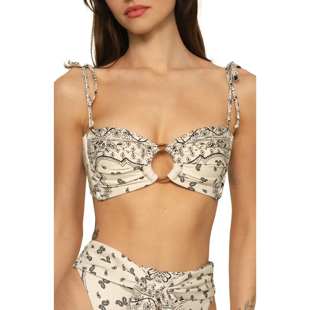 MONTCE Ivy Bandana Tori Bandeau Bikini Top at Nordstrom, Size X-Large | Nordstrom