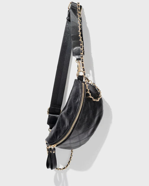 Jenny Faux Leather Belt Bag - Black | VICI