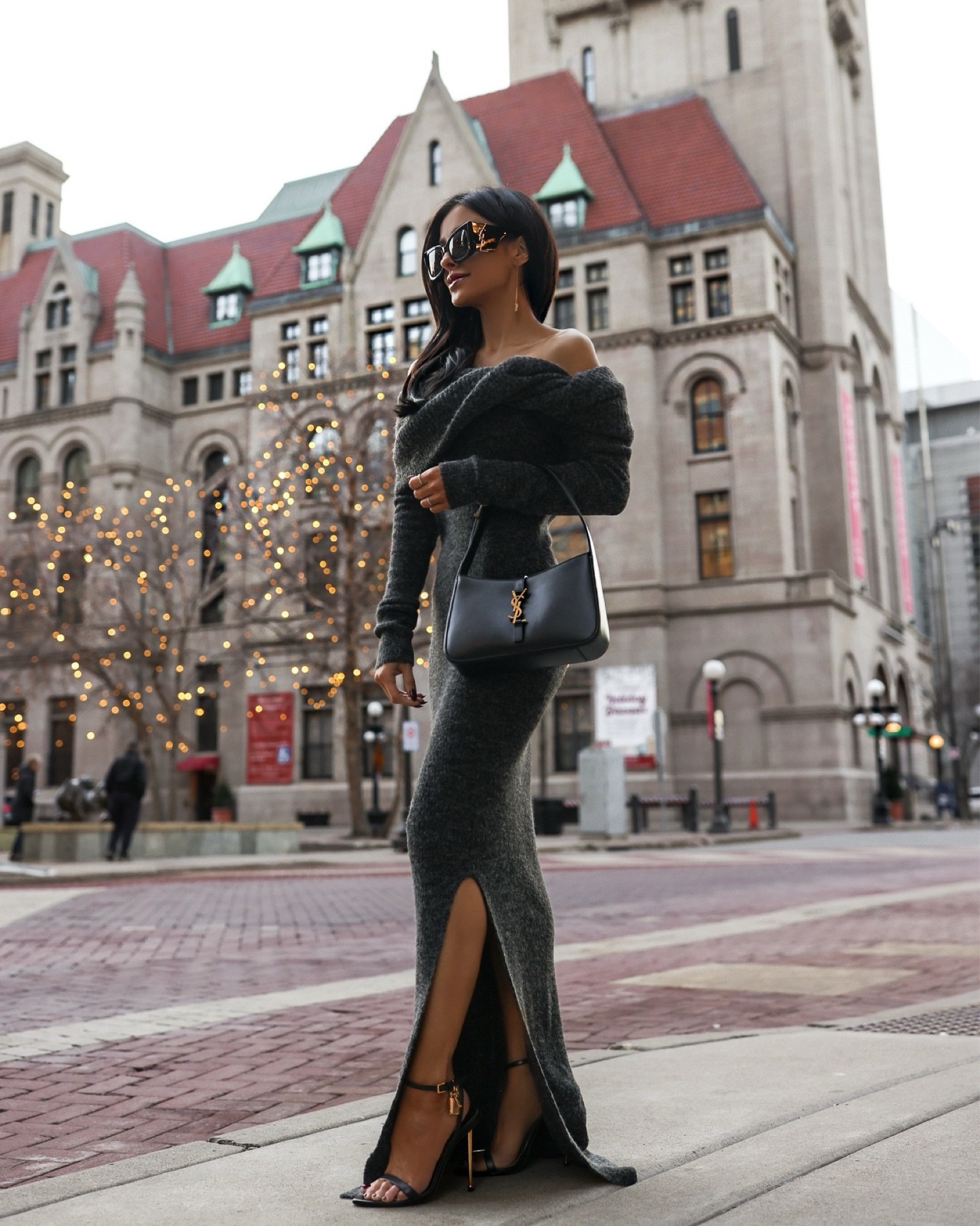 Winter sweater dress outfit ideas 
Nordstrom sale picks - Topshop off the shoulder sweater on sale now! Wearing an XS



#LTKsalealert #LTKSeasonal #LTKfindsunder100