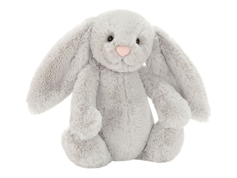 Jellycat Plush Bashful Silver Bunny Medium | StockX