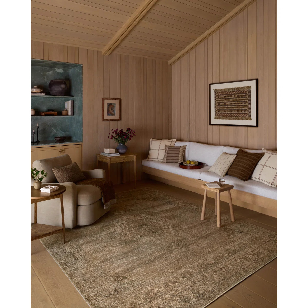 Amber Lewis x Loloi Cambria Taupe / Antique Bronze Area Rug | Wayfair North America