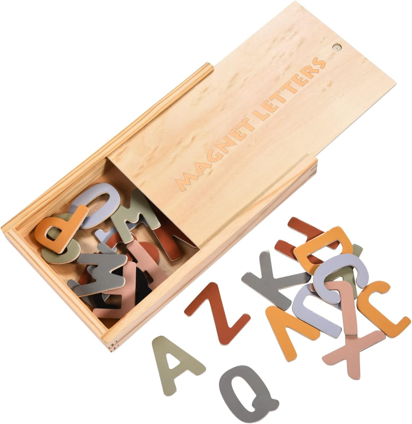 Fridge Alphabet Magnets for Toddlers - Letter Magnet for Kids - Large Magnetic ABC Toddler Toys t... | Amazon (US)