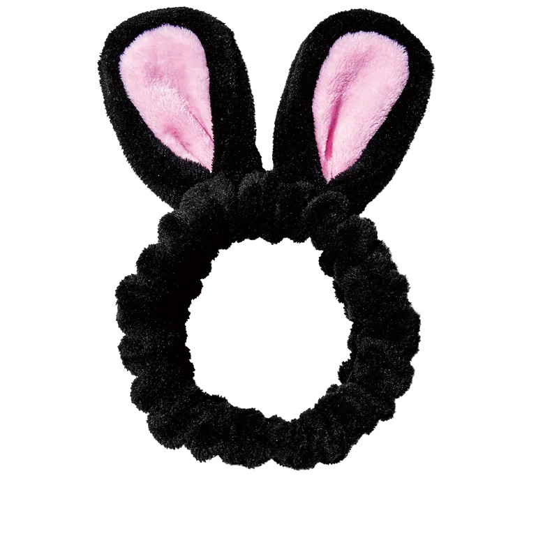CHASIN’ RABBITS Spa Headband for Washing Face – Black Rabbit | Skincare Headbands Makeup Head... | Walmart (US)
