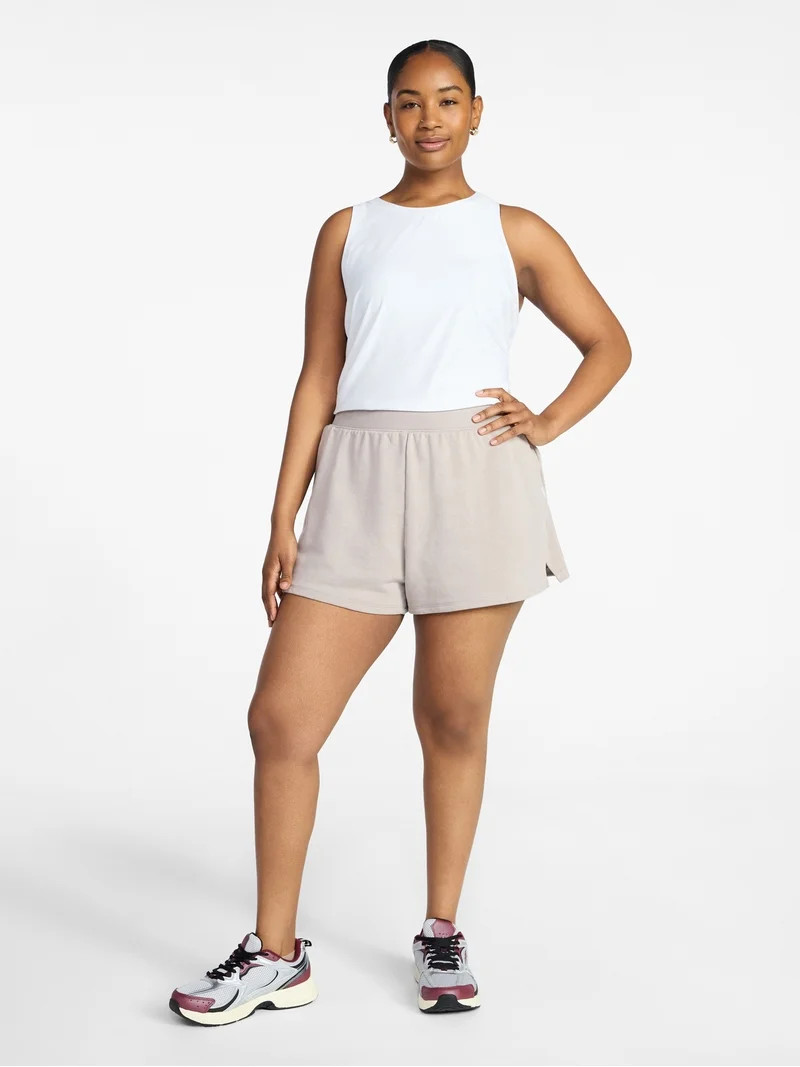 Athletic Works Women's French Terry Shorts, Sizes XS-XXXL | Walmart (US)