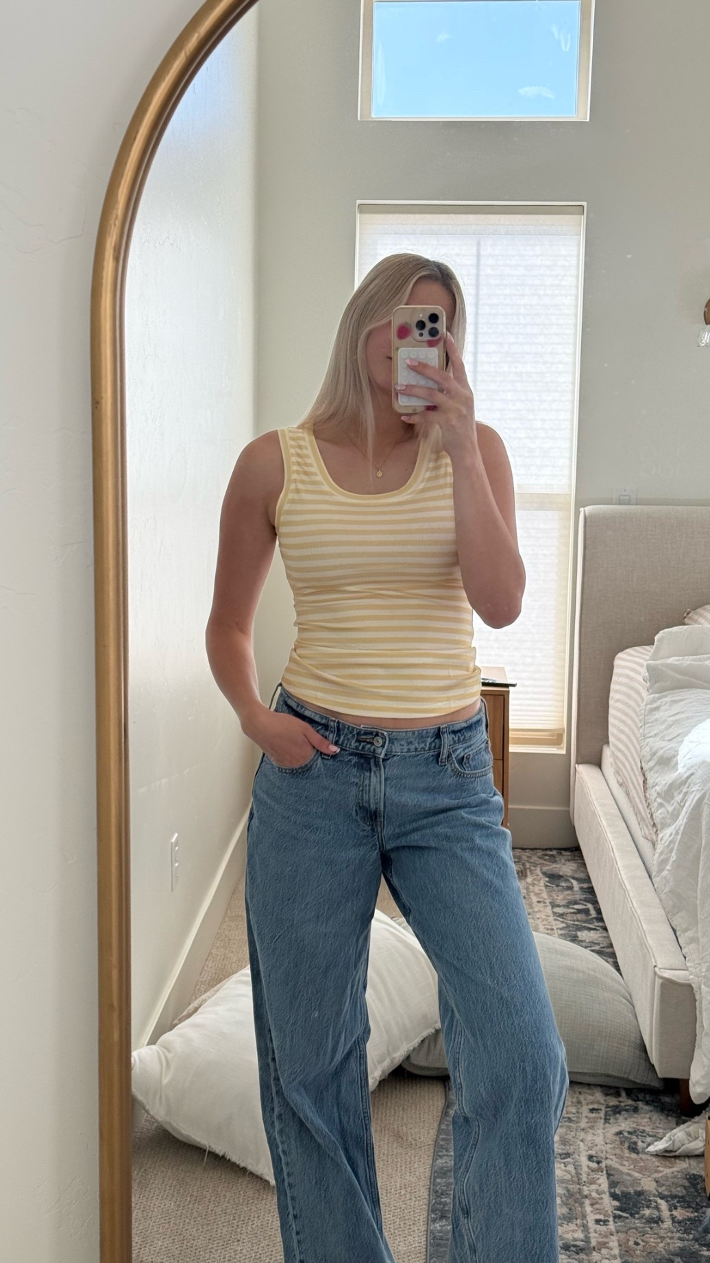 Wearing a size S!