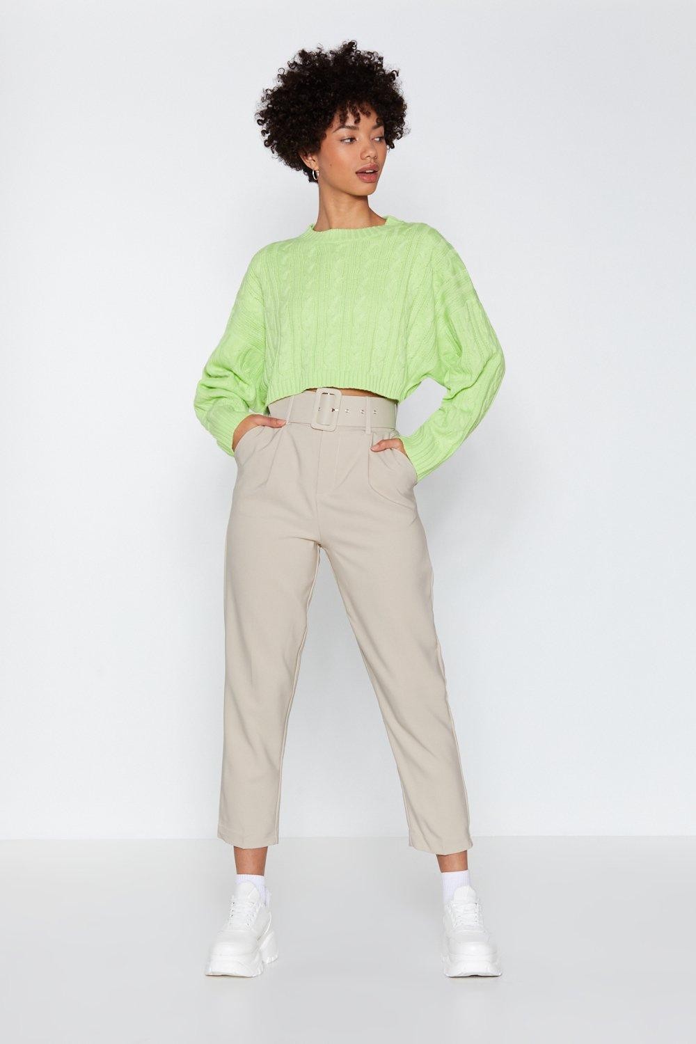Hit Top Gear Belted Pants | NastyGal (US & CA)