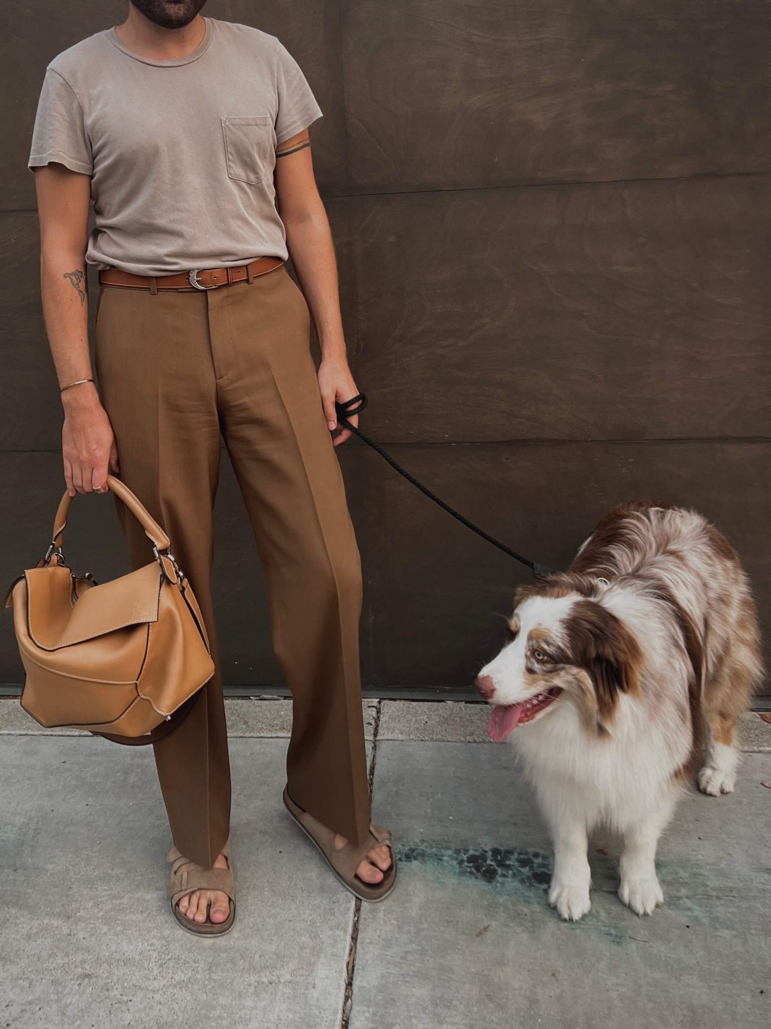 Men’s Fall Outfit | Large Loewe Puzzle Bag in Light Caramel#LTKitbag

#LTKSeasonal #LTKMens