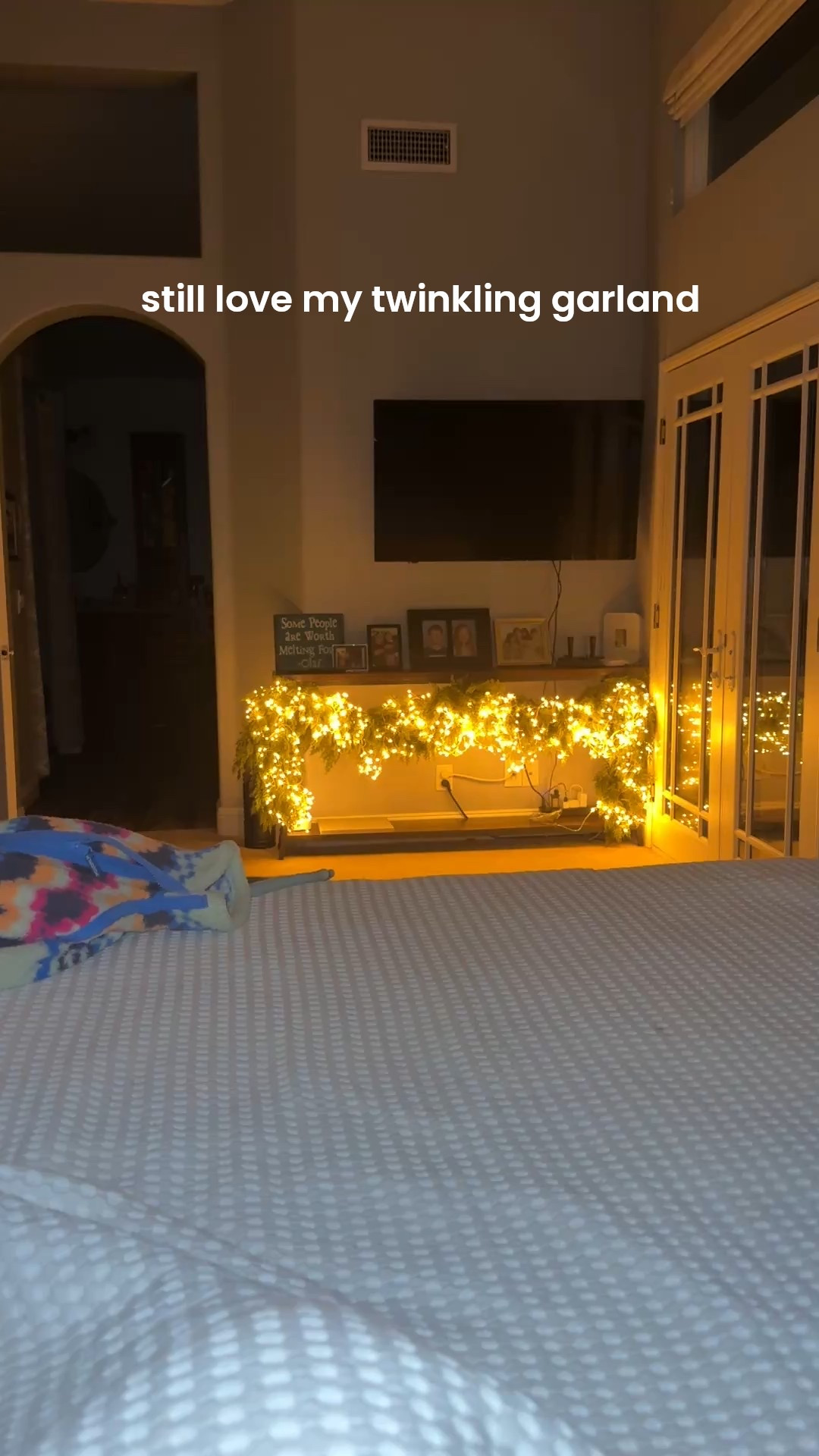 the softest warm twinkle in our bedroom ✨
this garland glow has completely changed our winter nights. it feels calm, cozy, and a little magical once the sun goes down.

the twinkle lights were definitely a splurge this year, but  i get it. so delicate, so beautiful, and they make the whole room feel like a quiet exhale. this kind of light just wraps around you.

everything is linked 🤍

soft lighting
cozy bedroom decor
warm ambient lighting
whimsical home decor
twinkle lights bedroom
fairy lights home
cozy winter home
soft glow lighting
romantic bedroom decor
neutral home decor
cottagecore decor
calming home lighting
magical home details
layered lighting ideas
cozy aesthetic home
bedroom mood lighting


#LTKHome #LTKValentine #LTKSeasonal