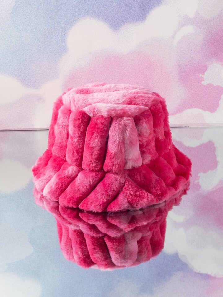 Tie Dye Fluffy Bucket Hat Street | SHEIN