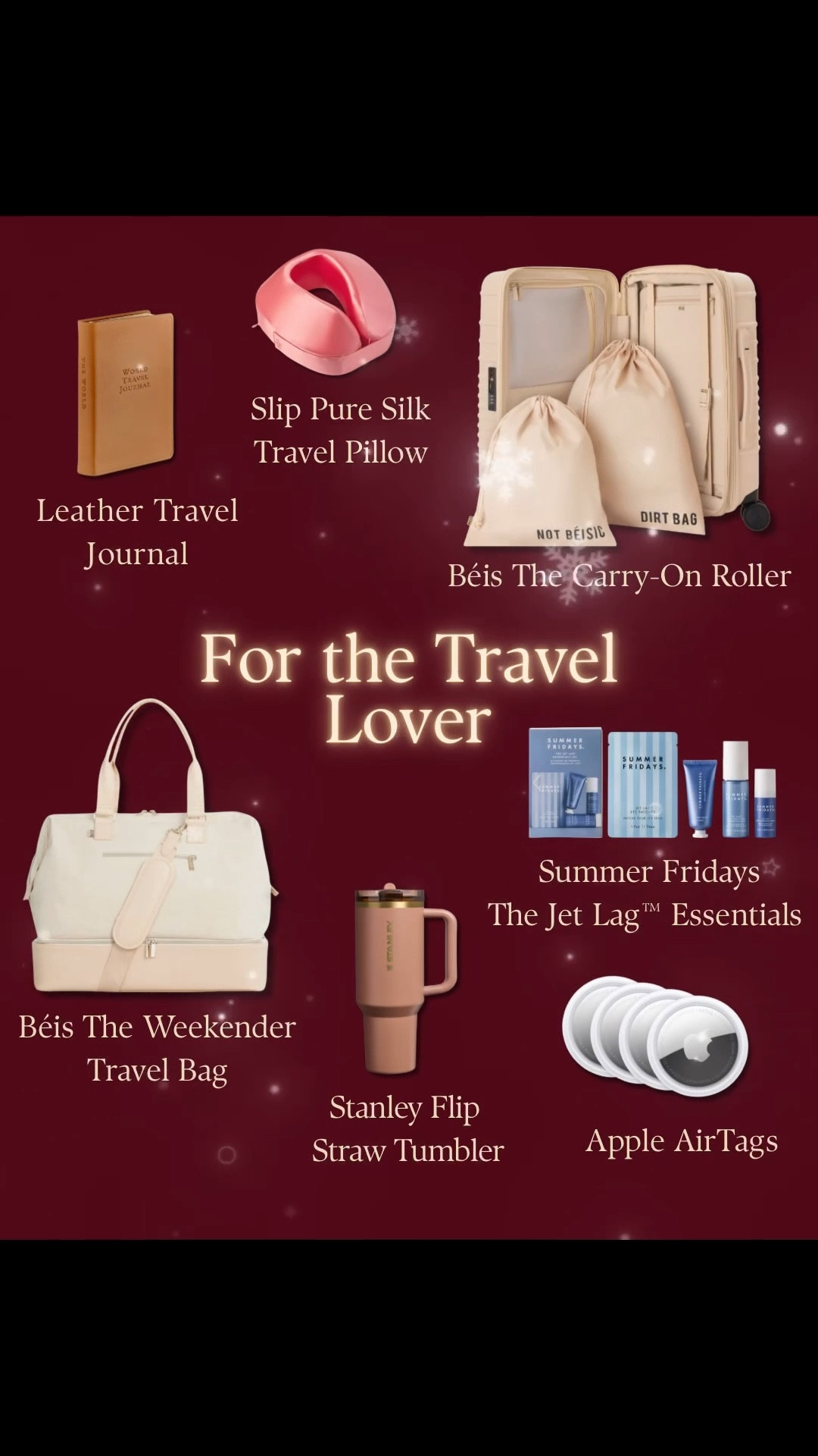 Travel gifts she’ll love: from long-haul comforts to city-break chic.

#myfave #myfaves

#LTKTravel #LTKHoliday #LTKGiftGuide