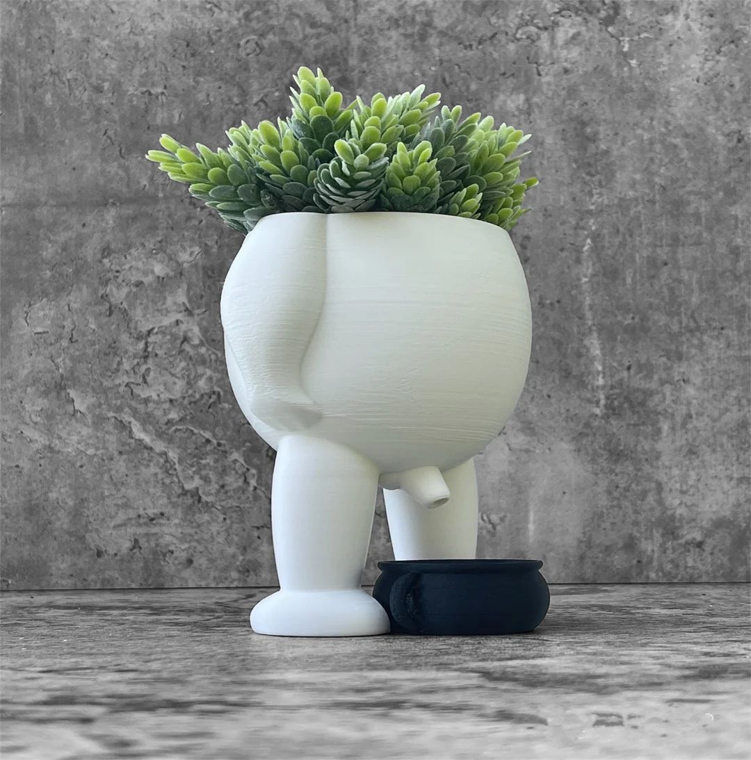 Peeing Funny Vase Planter Succulent Home Decor Plants Vase Garden - Etsy | Etsy (US)