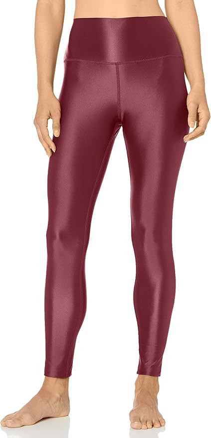 Amazon Brand - Core 10 Women's Icon Series Liquid Shine High Waist Yoga Legging – 27” | Amazon (US)