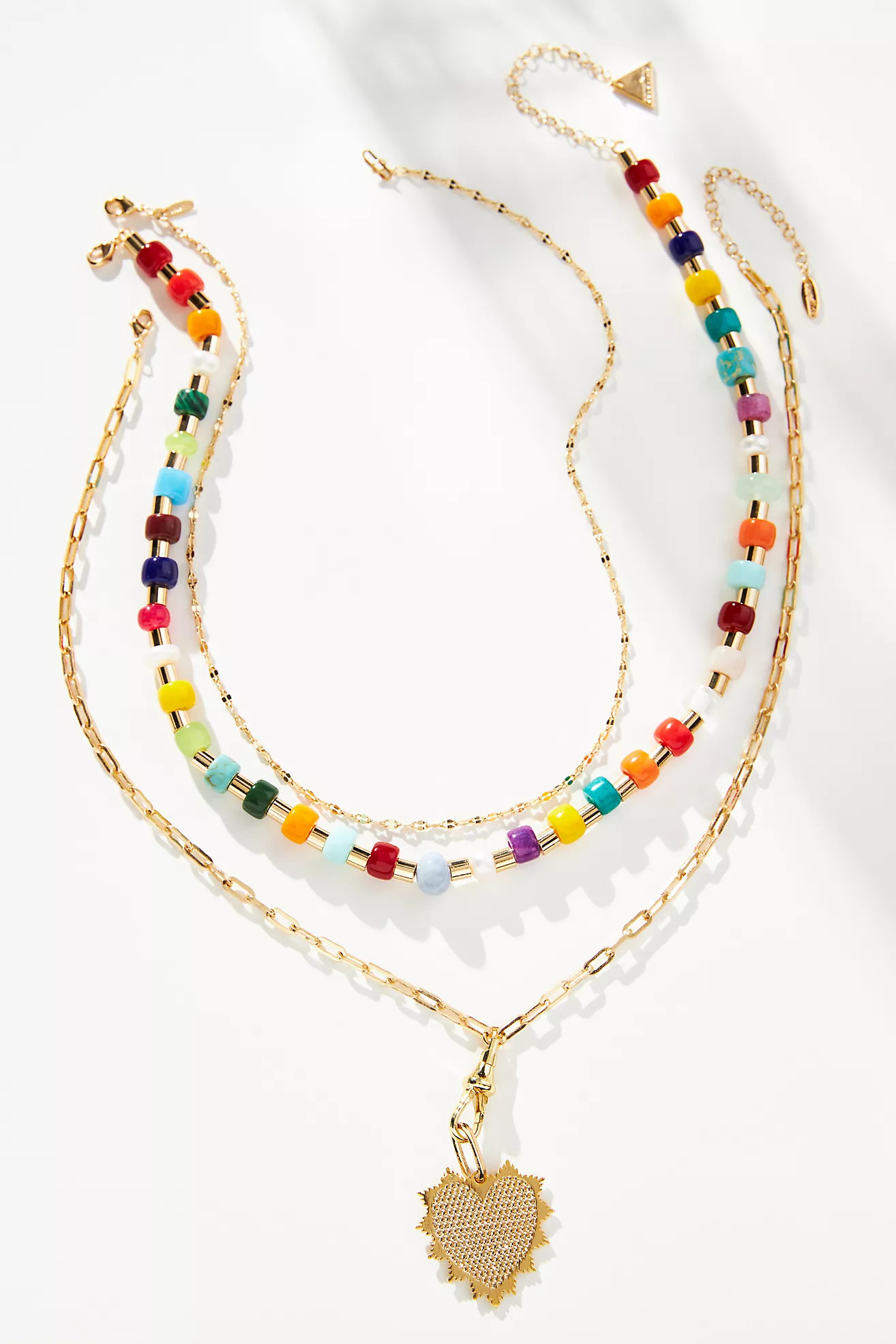 Camp Icon Beaded Necklaces, Set of 3 | Anthropologie (US)
