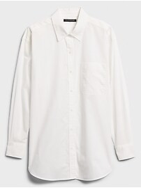 Oversized Button-Down Shirt | Banana Republic Factory