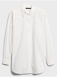 Oversized Button-Down Shirt | Banana Republic Factory