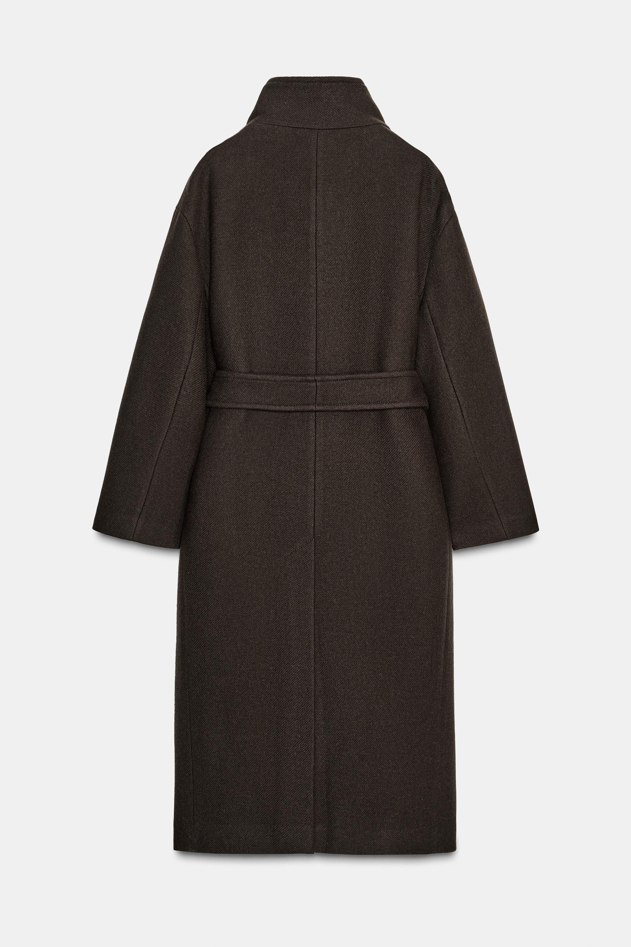 OVERSIZED WOOL COAT ZW COLLECTION | Zara UK