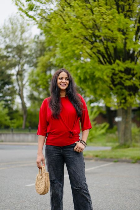 You can never go wrong with a classic red top and black jeans combo. I wore this for my kindergarteners school event and it was so effortless and made me feel really put together. 

The top is from @clarasunwoo (you can use my code RUPAL10) for 10% off.

#redtop #blackjeans #egfortlesslook #classyoutfit #momstyle #momblog #mommyhood. #blackjeans #ltkmom

#LTKStyleTip #LTKGiftGuide #LTKTravel